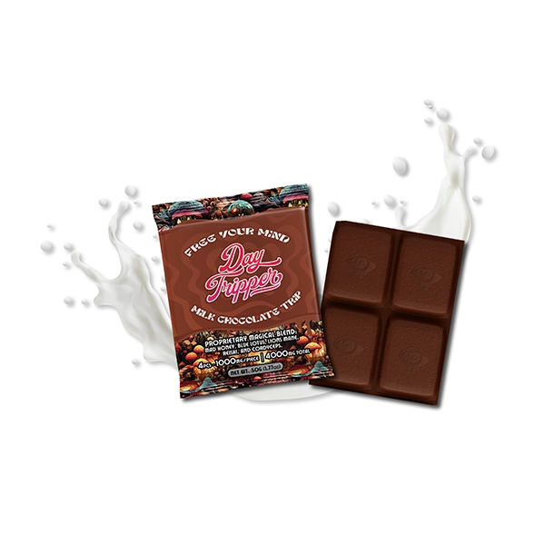 Mushroom Milk Chocolate Bar | 4 Piece