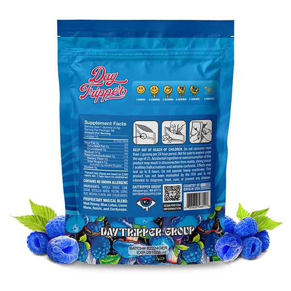 Electric Raspberry Mushroom Gummies | 10ct